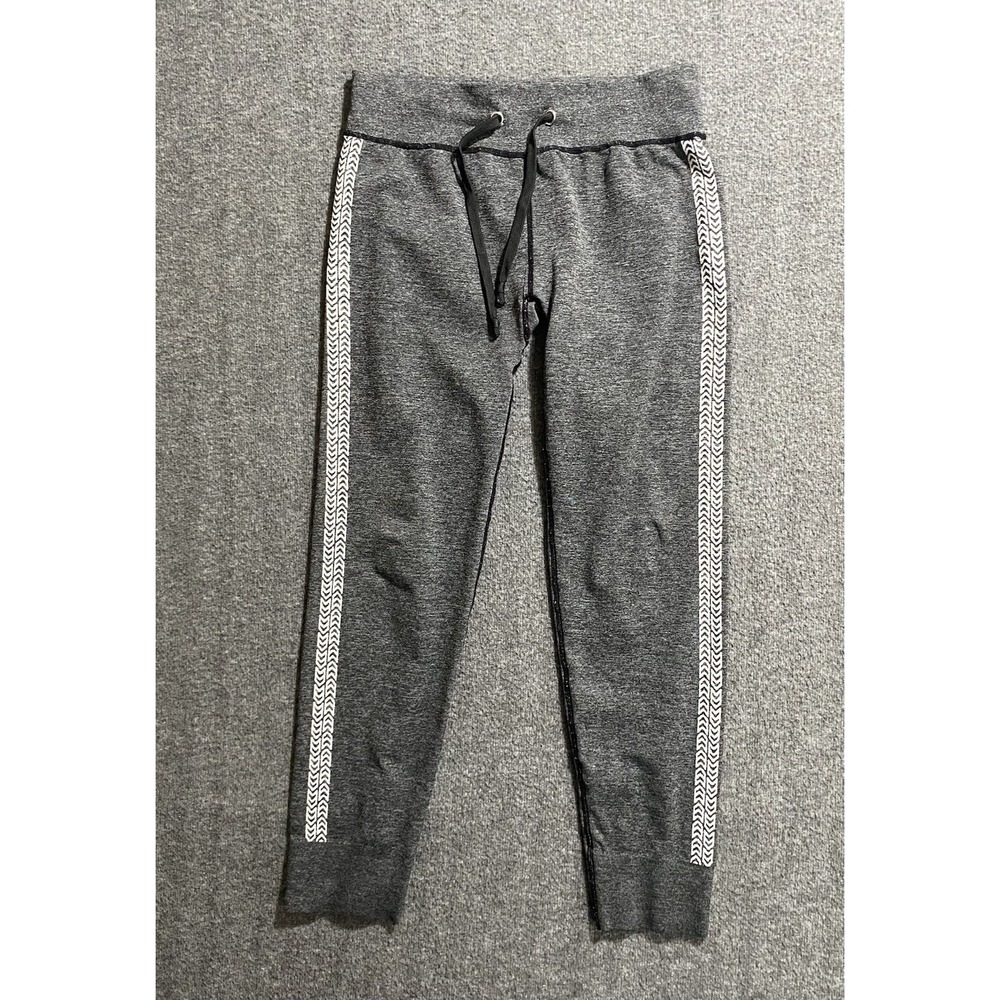 Womens Pull On Gray Polyester Blend Pants Leggings Size L/XL